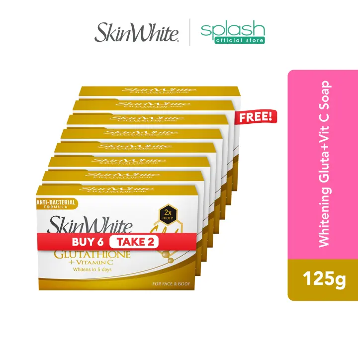 Buy 6 Get 2 Skinwhite Whitening Face And Body Bar Soap Power Whitening