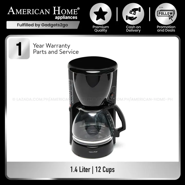 American Home Coffee Maker Acm 116b Lazada Ph