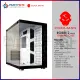 Coolman ROBIN 2 White Full Tower Atx Gaming Case with Led Strips. 