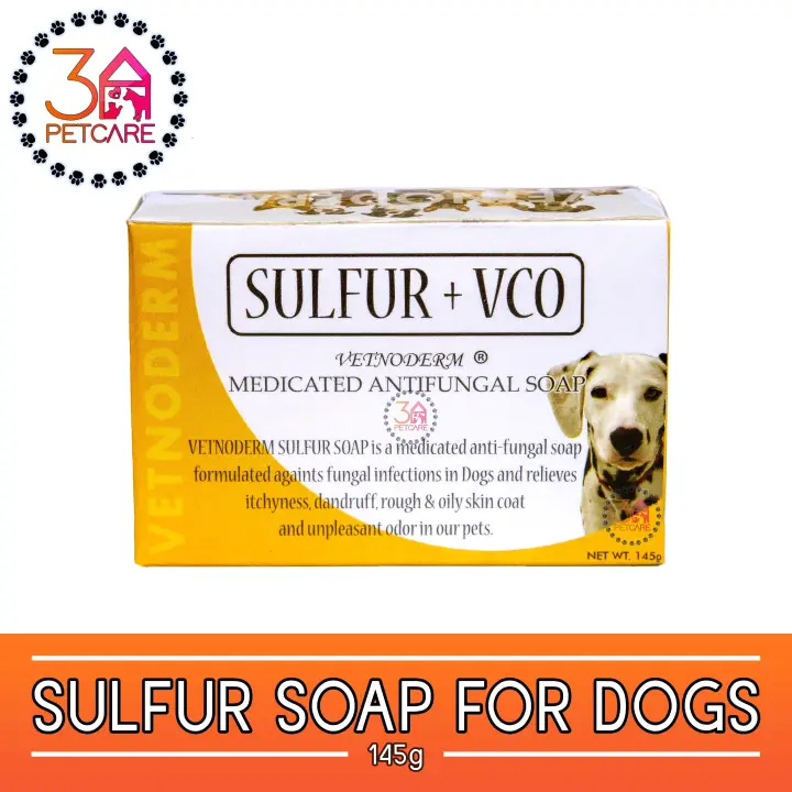 Vetnoderm Sulfur Vco Medicated Antifungal Soap For Dogs 145g Lazada Ph