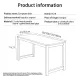 FINNA gaming table 140/120/100/80CM large desktop computer desk desktop simple carbon fiber home desk bedroom office game electronic gaming table work table waterproof and corrosion-resistant thickened metal steel tripod. 
