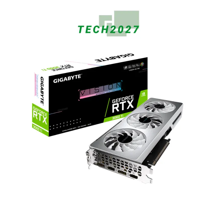 Gigabyte Geforce Rtx 3060 Ti Vision Oc 8g Graphics Cards Gv