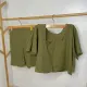 25th Shop Linen Terno/Coordinates (Square Neck Top and Shorts). 