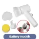 electric brush magic brush for toilet home magic brush Multifunctional Electric cleaning brush spinner bathroom cleaner electric Cleaning Tools For Bathroom Toile Window Floor And Tub 5 In 1 avatory plates pans tiles handy and comfortable. 