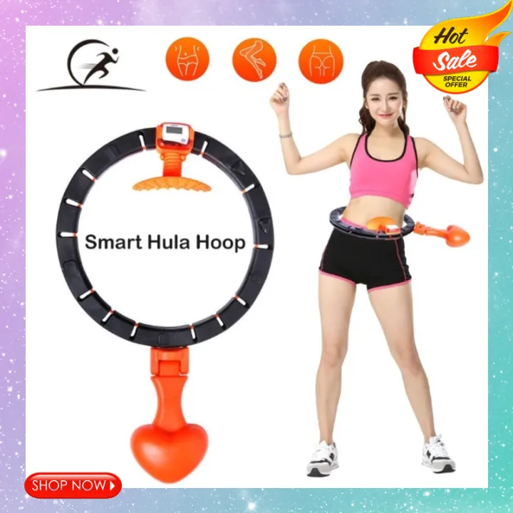 Smart Hula Hoop Lose Weight Exercise Detachable Portable Sports Circle UK 