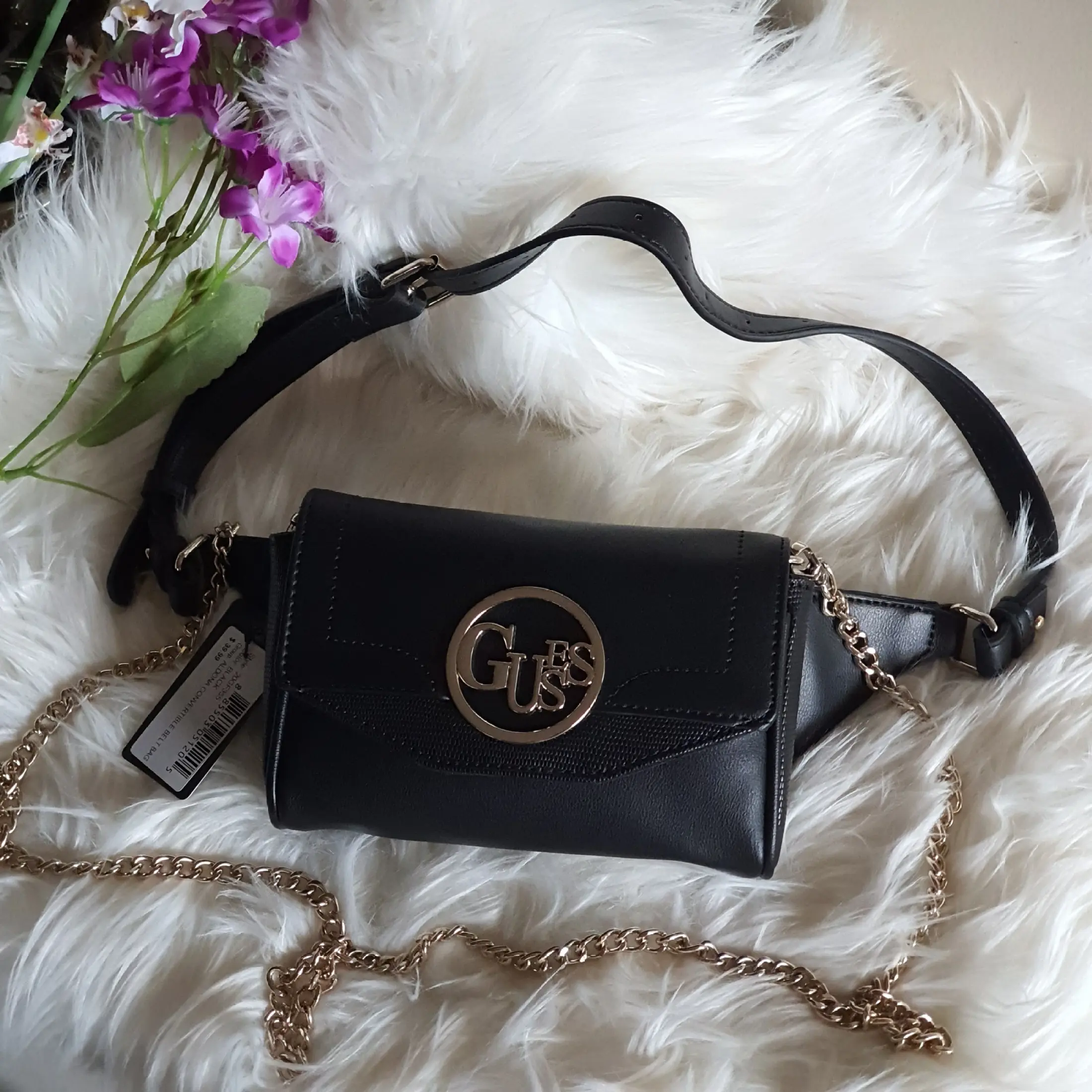 Guess Aldona Convertible Belt Bag Black Lazada Ph