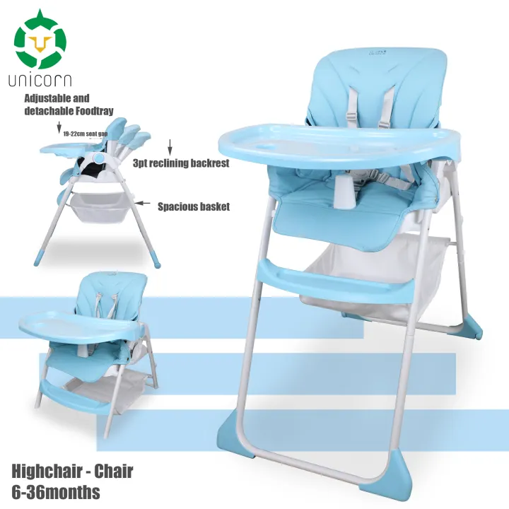 Unicornselected Bellevie Hc 01 Comfortable Baby High Chair Safety Feeding Chair Booster Seat Highchair Convert To Chair Lazada Ph