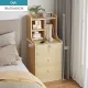 Multifunctional bedside table, large capacity lockable and drawer style bedside table, European modern bedroom bedside table, with three drawers for lockable wooden furniture, with three drawers for lockable 36 * 30 * 80cm. 