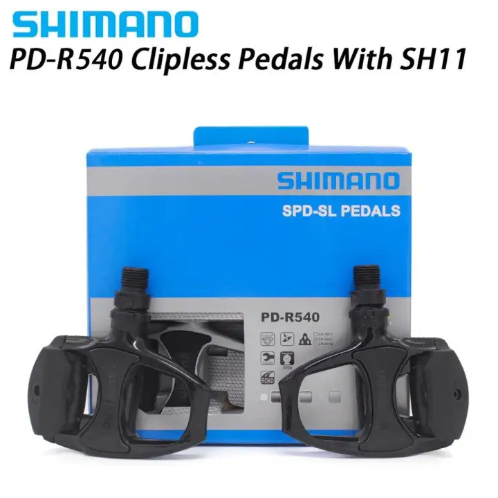 Variant Gemaakt om te onthouden haar Local seller Shimano PD R540 SPD SL Pedal Clipless Road Racing Pedals Float  Cleats Self-locking Bicycle Pedal Aluminium Alloy Pedal SH11 | Lazada PH