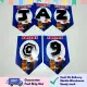 Partify ROBLOX BLUE Theme personalize happy birthday party needs letter name banner with free string. 