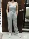 CROP TOP SANDO WITH JOGGER PANTS. 
