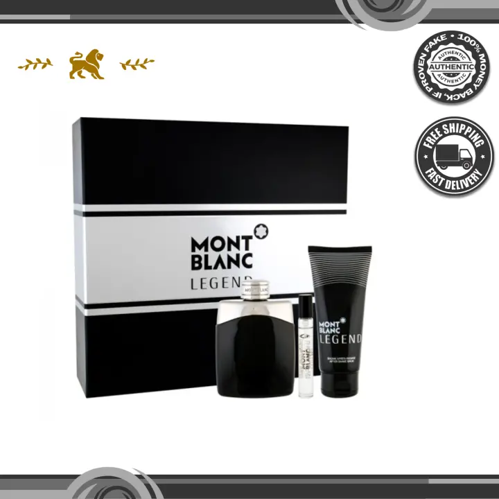 Mont Blanc Perfume Set for Men (100 ML EDT, 100 ML After Shave, 100 ML Shower Gel)
