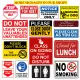 Bawal Magkalat - Laminated Signage - A4 / A3 Size. 