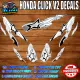 HONDA CLICK V2 ROCK RISING STAR NEW DECALS with freebies. 