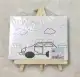 DIY Painting Canvas Paint Set with Paint Tools Children Kit Drawing Canvas with  Wooden Stands. 