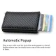 RFID Automatic Pop-up Card Holder Multi-Slots Card Holder Wallet for Men. 