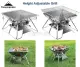 Campingmoon MT-2 Portable Stainless Steel Camping Grill / Stove / Fire Pit (34x35x26cm). 