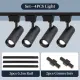 Led Track Light Full Set Spotlight Ceiling Light COB Linear Track Lamp  For Ceiling Home Store Shop Living Room. 