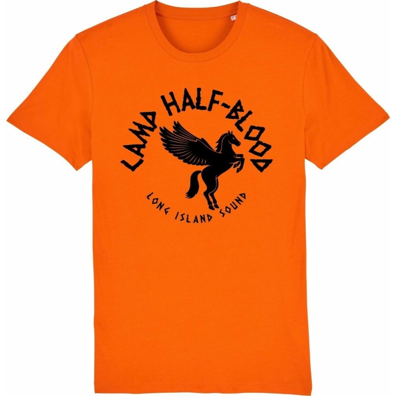 Kuakuayu Hjn Camp Half Blood T-shirt Percy Jackson Halloween