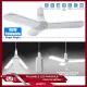 D&D 45W E27 LED Blade Fan LED Bulb Light LED Folding LED Bulb Garage Lamp IP65 AC85-265V Adjustable Cool Ceiling Lighting White save electcicity super bright. 