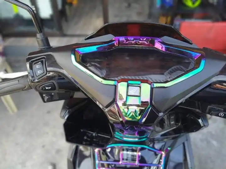 Honda Airblade 150 & Airblade 160 panel garnish with screen protector / Original garnish do not fade