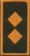 ROTC RANK PATCH WITH VELCRO (pair) 2 PIECES. 