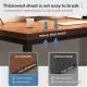 FINNA gaming table 140/120/100/80CM large desktop computer desk desktop simple carbon fiber home desk bedroom office game electronic gaming table work table waterproof and corrosion-resistant thickened metal steel tripod. 