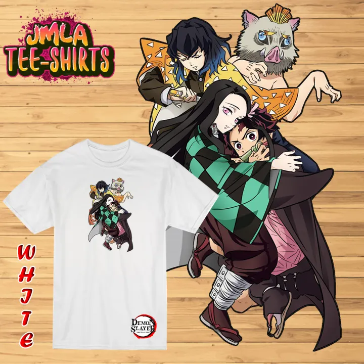 Jmla Shirt Demon Slayer Inosuke Hashibira Nezuko Zenitsu Agatsuma Tanjiro Kamado Kimetsu No Yaiba Anime Cartoon Unisex Logo K7 2 Lazada Ph
