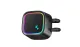 DEECOOL LE300 - AIO CPU Cooler with Anti-Leak Technology, Intel: LGA1700/1200/1151/1150/115 & AMD: AM5/AM4, 1x 120mm 6 Color LED fan, Hydro Bearing (R-LE300-BKLNMC-G-1). 