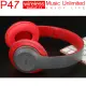 [In Stock&COD] Original Head phone Bluetooth P47 Wireless Headset With FM Radio 3.5mm Wire Connection For Cellphone/Tablet/PC/Laptop. 