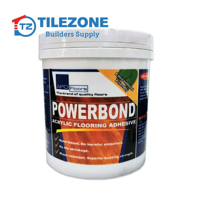 Apo Powerbond Acrylic Flooring Adhesive, What Glue To Use For Vinyl Flooring