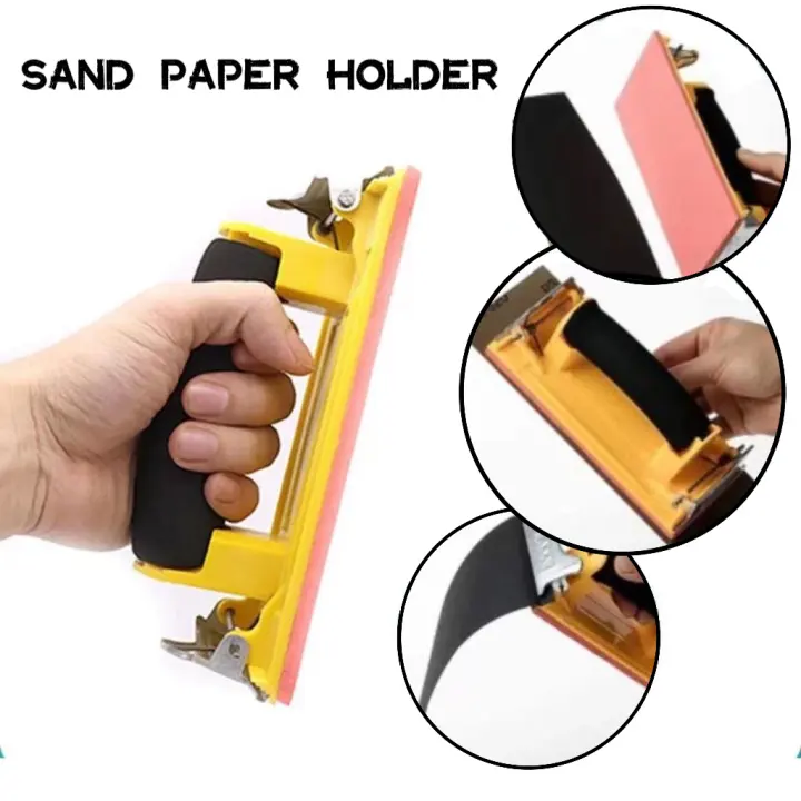 Sandpaper Holder / Handheld Sandpaper Sheet Frame