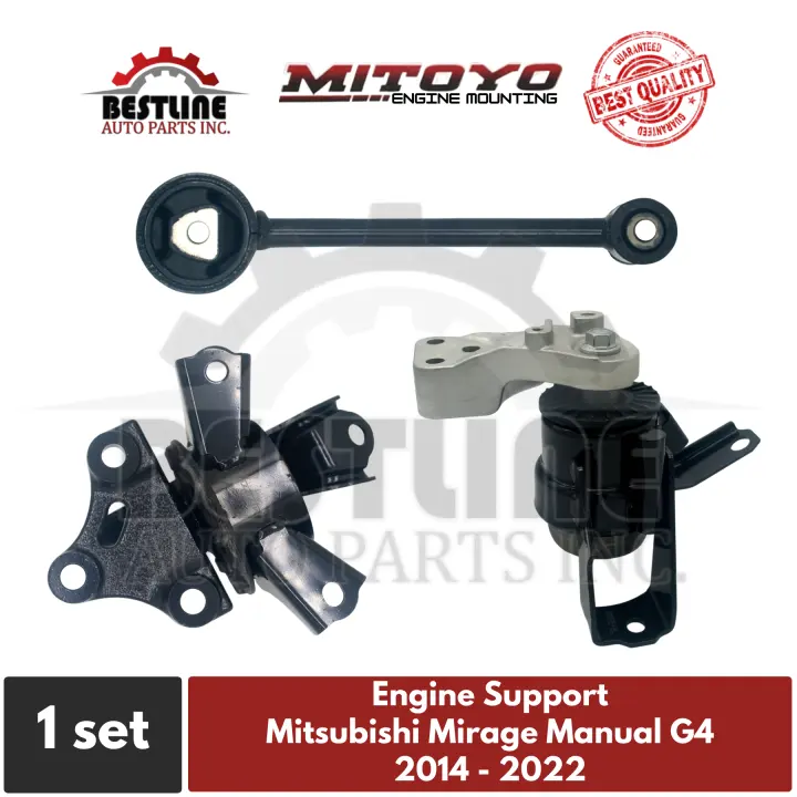 Transmission Support Engine Mounting Engine Supports (One Set) for Mitsubishi Mirage G4 Manual 2014 to 2022