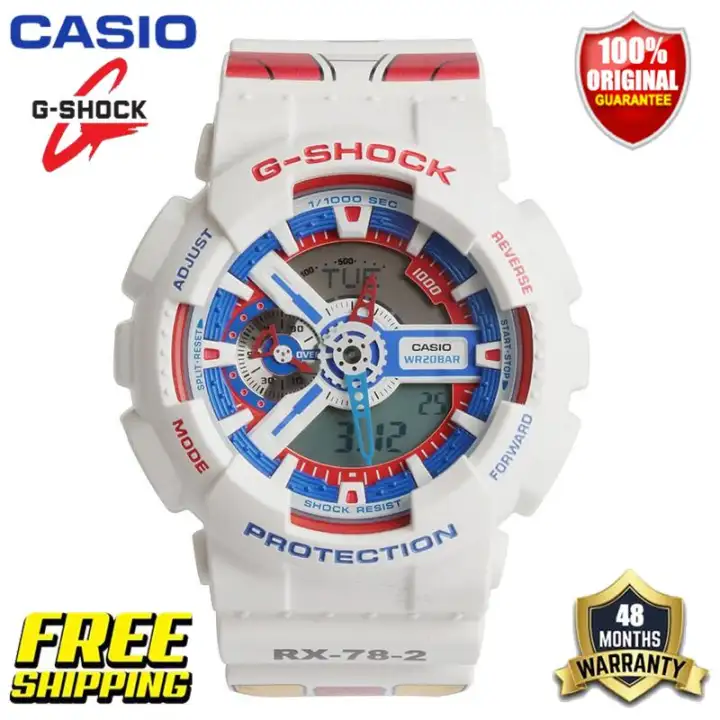 かわいい G Shock Gundam 腕時計 デジタル Hechoenespaa Khb Com