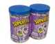 SUPERSTIX - WAFER STICK UBE FLAVOR with SUPER DOTS (pack of 2 jars x 330 grams). 