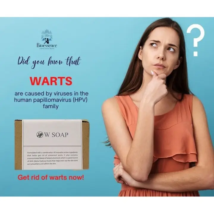 VKyBIOESSENCE WART SOAP safely and effectively removes warts for clearer skin