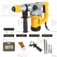 Ingco by Winland Rotary Hammer Drill / Chipping Gun 1050W SDS Plus Chuck System with FREE 3 SDS Bits and 2 Chisels RH10506 ING-PT. 