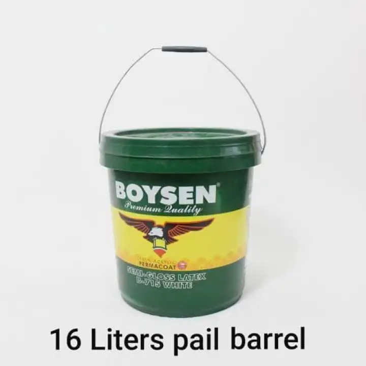 Boysen Paint Semi Gloss Latex White 16l Limit Your Order 1 Pail Max Lazada Ph