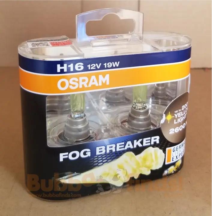 Genuine OSRAM Fog Breaker H16 Headlamp, foglamp  bulb  -PAIR