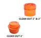 LZS1 GOFLEX PVC Orange Fittings | 2” 3” 4” | Sanitary Fittings | Elbow Tee Wye Coupling Cleanout For PVC Pipes. 