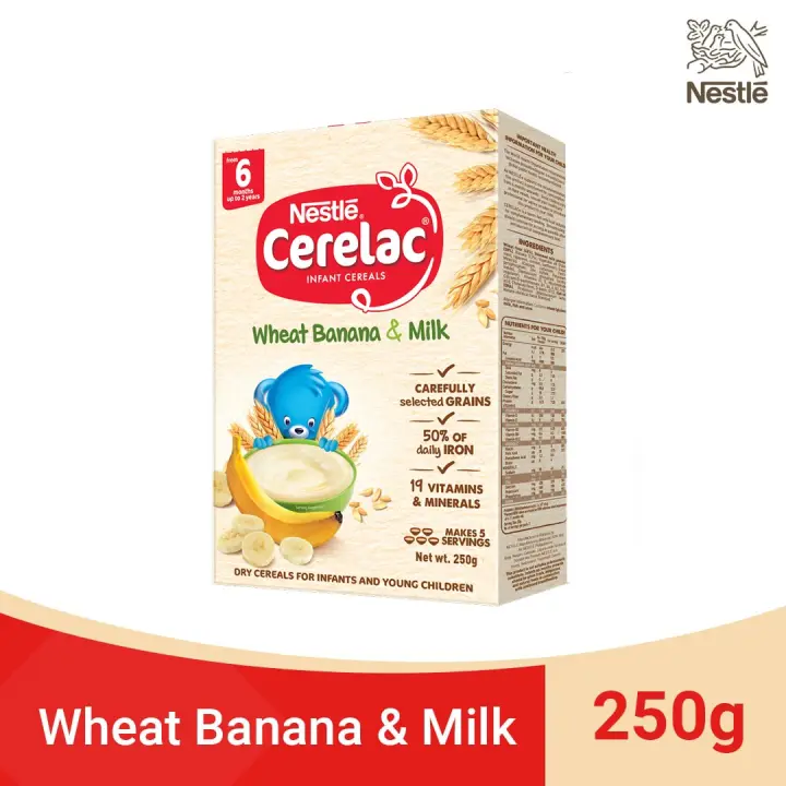 Nestle Cerelac Baby Food Wheat Banana Milk 250g Lazada Ph
