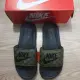 Nike Victori Slides Army green for men. 
