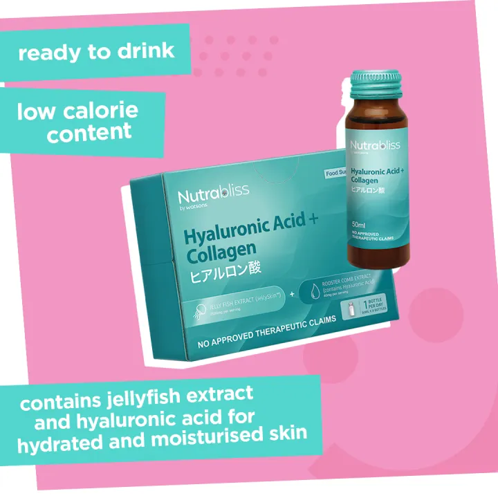 Nutrabliss by Watsons Hyaluronic Acid + Collagen Food Supplement Liquid