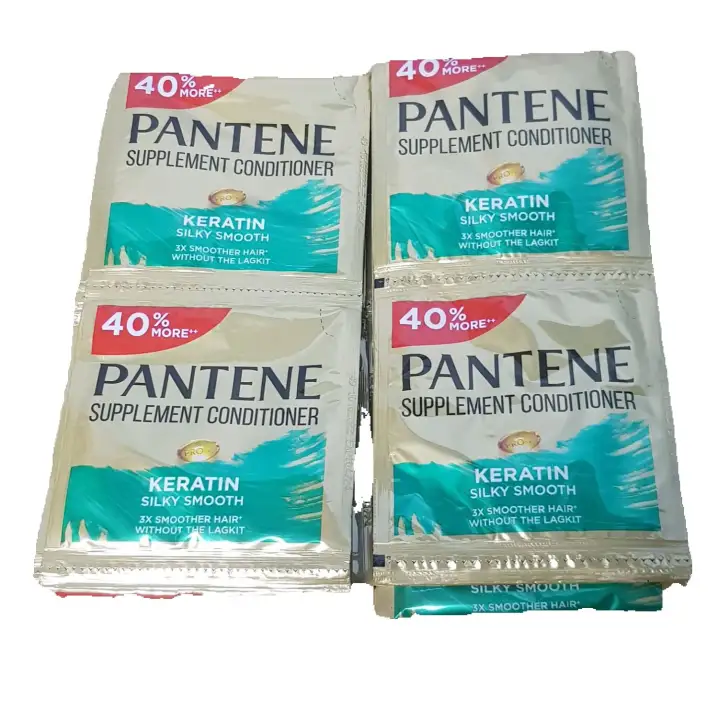 PANTENE SUPLEMENT CONDITIONER - Keratin Silky Smooth (pack of 36 sachets x 13 ml)