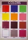 Colors Chart A4 Laminated High Print Quality. 