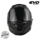 EVO AR-01 Plain Dual Visor Full Face Helmet with Free Clear Lens. 
