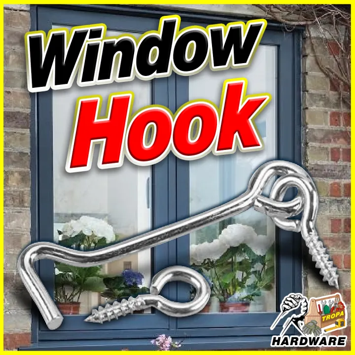 Stainless Steel Window Door Hook Lock Safety Hook Clasp Latch High Quality Tropa Hardware
