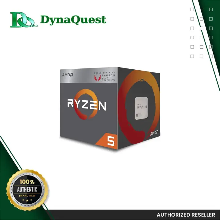 AMD Ryzen 5 PRO 2400GE Vega 11 3.8GHz 4 Cores 8 Threads (AM4) Processor Boxed Lazada PH