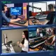 TNW F26 Sound Card Microphone Kit Mixer Audio Mixer Sound card  Broadcast Mic Sound Card for Phone/Laptop Record. 