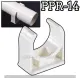 5PCS & 10PCS PPR-14 Supreme PPR Pipeclip PVC Clamp 1/2 & 3/4 Plastic PPR Single U Clamp Holder for Water PipeTube with Diameter of 20mm & 25mm. 